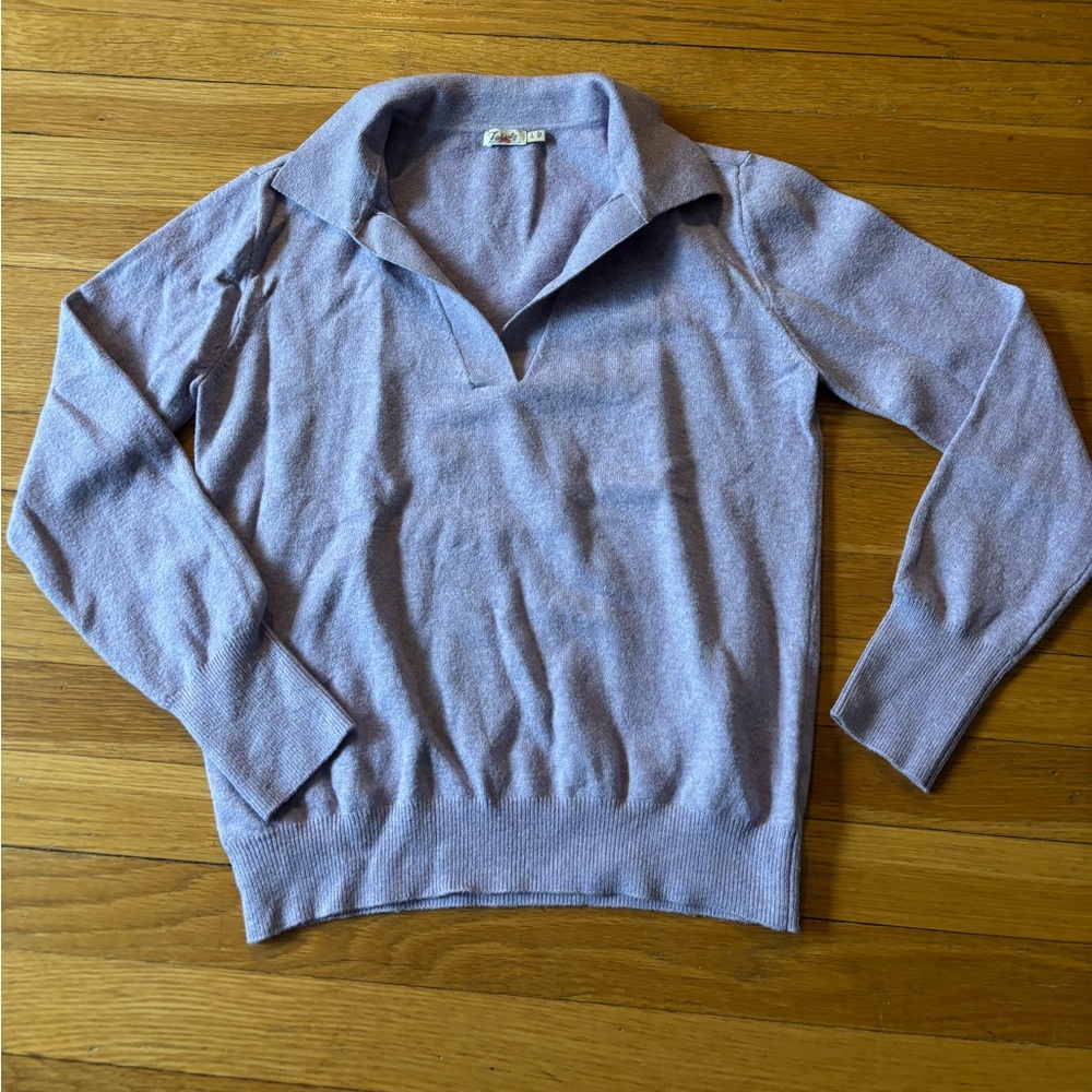 Faherty Women’s Jackson Sweater Polo Small